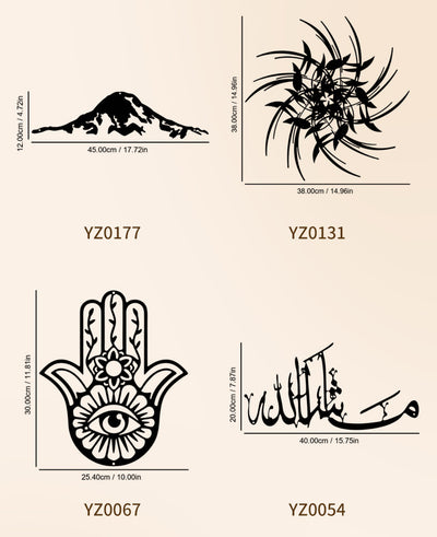 Cuadros Decorativos de Hierro para Pared - Composición Modular Estudio - Image 14