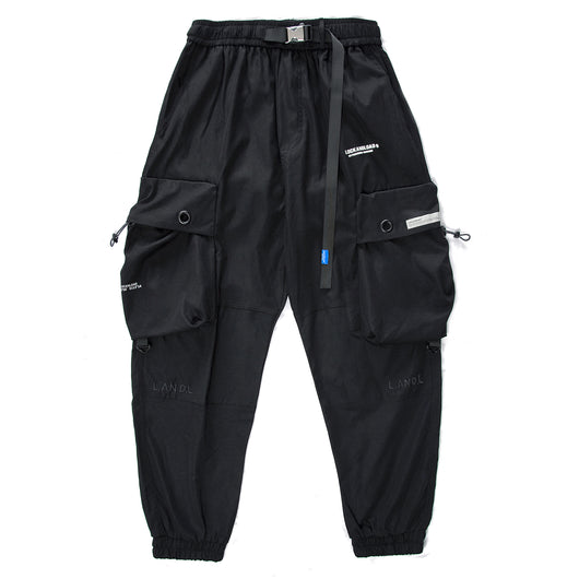 Pantalones Sueltos Hip-Hop con Bolsillos de Herramientas - Image 12