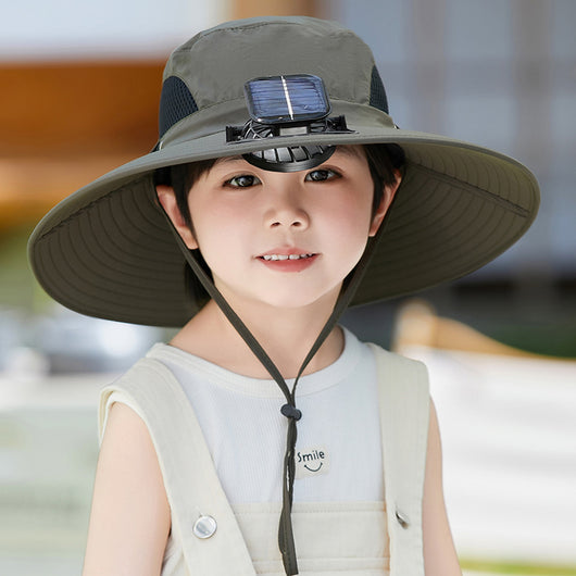 Gorra Ventilador Solar con Potencia de Viento Fuerte Recargable - Image 2