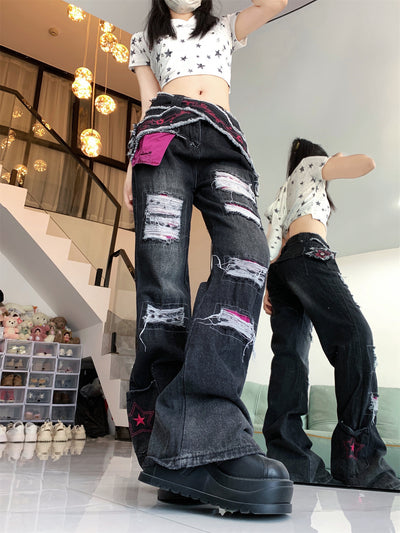 Jeans Flare Rotos con Diseño Desenfadado y Toque Chic - Image 10