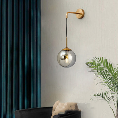 Lámpara de Pared Nórdica de Vidrio para Sala, Dormitorio y Pasillos