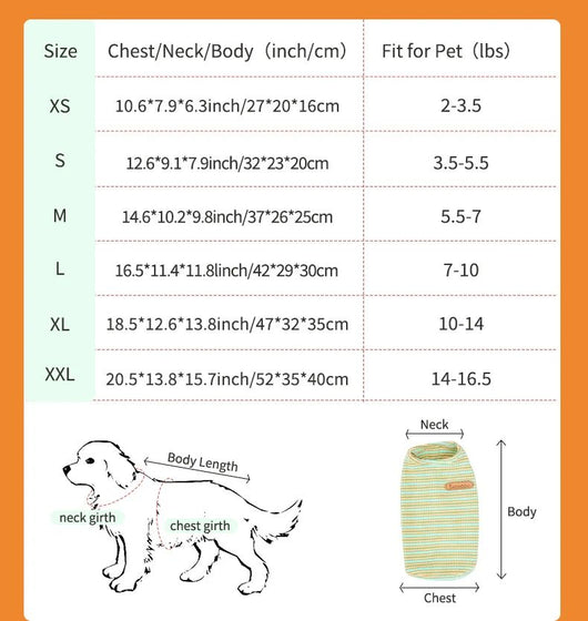 Playera Refrescante para Perros Pequeños - Outfit Primavera Verano Chihuahua Yorkshire - Image 10