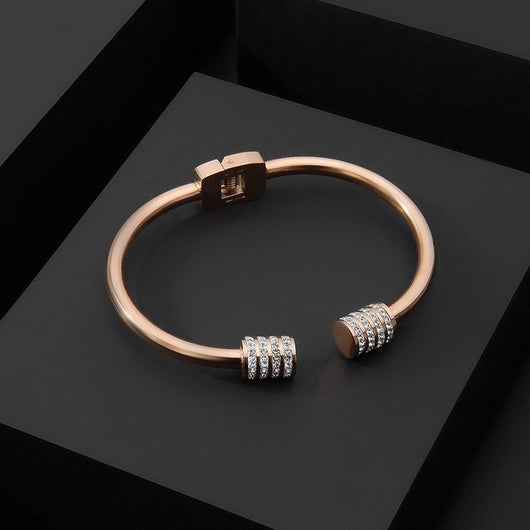 Pulsera Cilíndrica de Arcilla Artesanal - Image 3