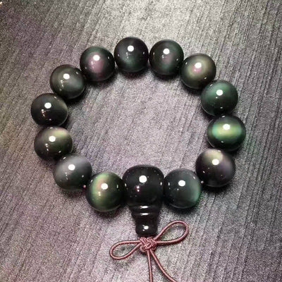 Pulsera de Obsidiana Bicolor - Protección y Equilibrio - Image 8