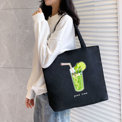 Bolsa de Lona para Mujer - Bolso Tote Escolar Versátil - Image 20