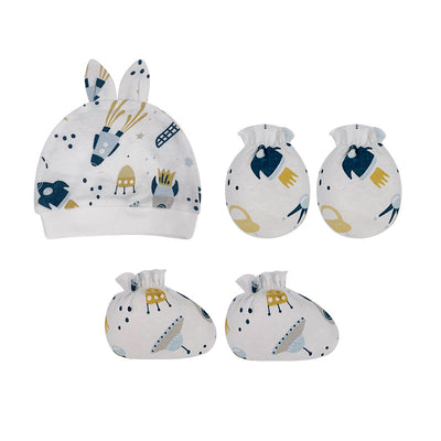 Guantes Antirasguños y Cubre Pies para Recién Nacido - Protección Suave Europea - Image 9