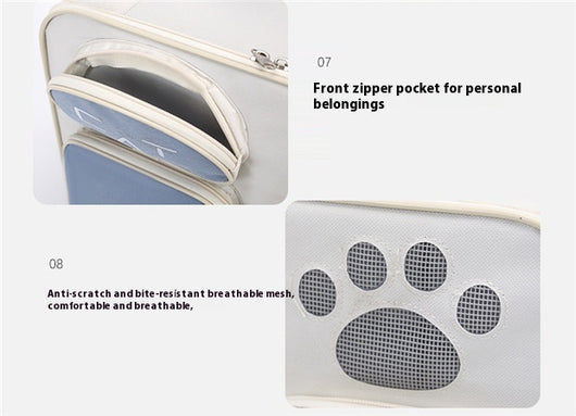 Bolsa Transportadora para Mascotas - Mochila de Viaje Portátil para Perros y Gatos - Image 18