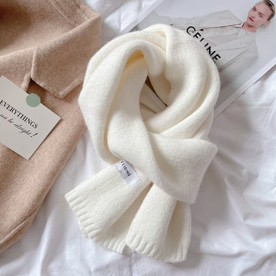 Bufanda de Lana Tejida para Mujer - Abrigo Grueso Invierno y Otoño - Image 4
