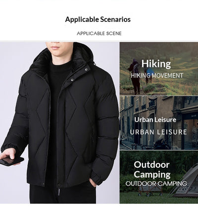 Chaqueta de Invierno para Hombre con Acolchado de Algodón - Calidez y Estilo - Image 21