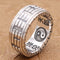 Anillo de Plata Retro con Personalidad para Hombre