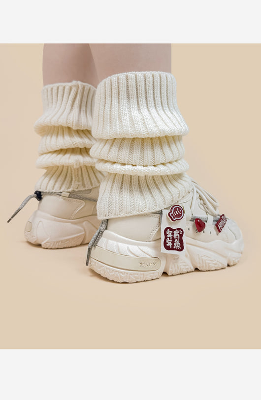 Zapatillas Deportivas Blancas con Suela Gruesa para Mujer - Image 3