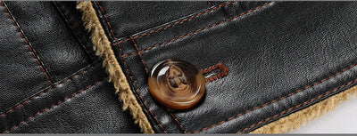 Chaqueta de Cuero para Hombre Casual Elegante Ajuste Moderno - Image 16