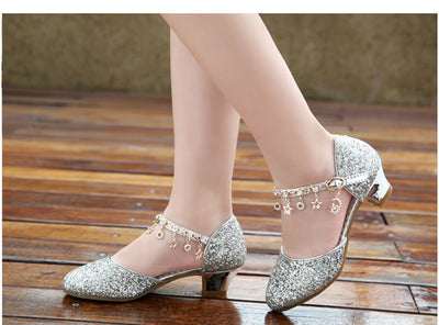 Zapatos Princesa para Niñas con Cristales y Suela Flexible - Image 12