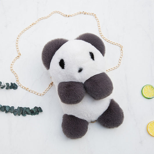 Bolso Diagonal de Peluche de Panda - Image 7