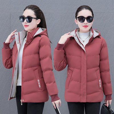 Abrigo de Plumón con Forro Polar para Mujer - Diseño Cálido y Elegante