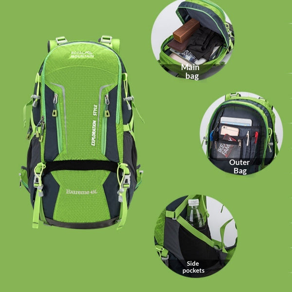 Mochila de Campamento Impermeable de Gran Capacidad