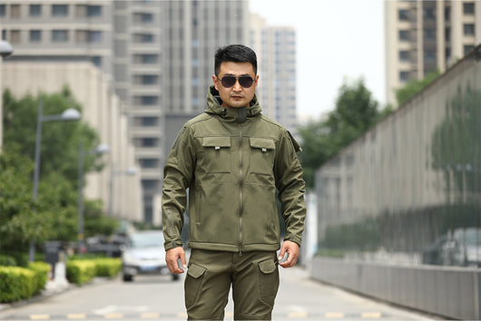 Chaqueta Táctica Camuflaje con Forro Polar para Deportes al Aire Libre - Image 21
