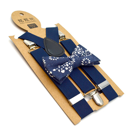 Conjunto de Tirantes y Pajarita Estampada para Niños - Image 9