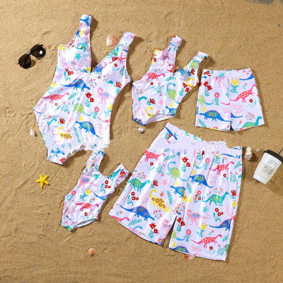 Traje de Baño Familiar Secado Rápido - Pantalones de Playa para Padres e Hijos - Image 14