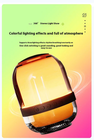 Parlante Bluetooth de Cristal Transparente con Luces Coloridas - Image 14