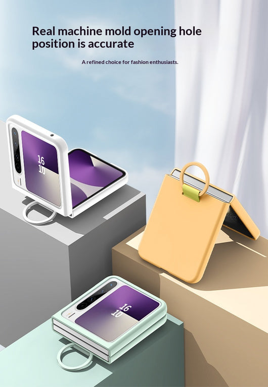 Funda Plegable para Teléfono con Ventana Grande y Anillo Protector Ultrafina - Image 29
