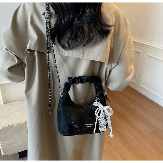 Bolso Bandolera Wild Chain con Pliegues Exquisitos - Image 18