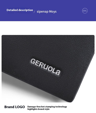 Billetera Corta de Cuero para Hombre con Cierre de Cremallera - Image 8
