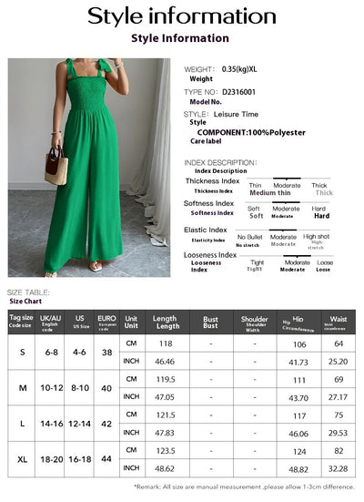 Jumpsuit Elegante de Cintura Alta con Pantalón Ancho - Image 6