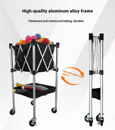 Carrito Organizador de Pelotas para Entrenamientos y Almacenamiento - Image 12