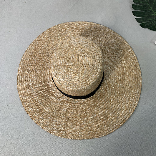 Sombrero de Paja para Mujer con Ala Extra Grande Protección Solar Verano - Image 6
