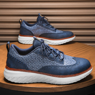 Tenis Deportivos Transpirables con Textura Tejida para Hombre - Image 10