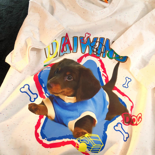 Playera Infantil con Diseño de Perrito Colorido - Image 2