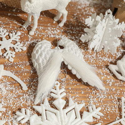 Dije Navideño Alas de Ángel, Alce y Copo de Nieve - Image 10