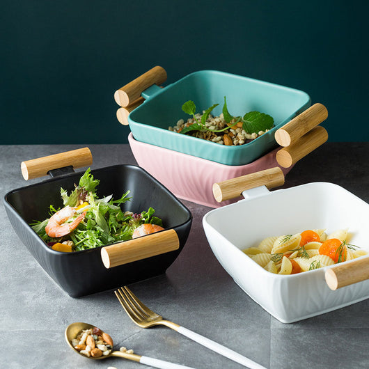 Tazón de Cerámica Creativa Resistente al Calor - Image 3