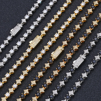 Pulsera de Tenis para Hombre con Circones Estrella de 6mm - Image 24