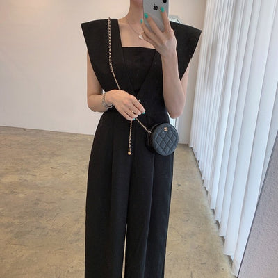 Jumpsuit Retro de Cuello Cuadrado y Cintura Alta para Mujer - Image 19