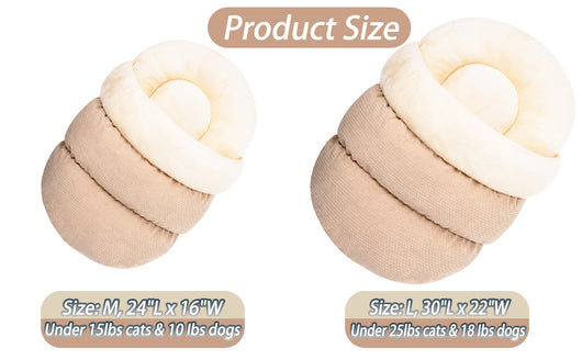 Cama Cálida para Perros y Gatos - Cueva Acogedora de Felpa Suave con Aislamiento Térmico - Image 12
