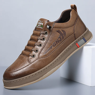 Zapatos de Cuero Casual Transpirables para Hombre - Diseño Versátil