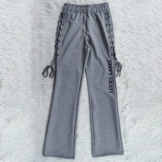 Pantalones Casuales Mujer con Ojales Laterales - Image 13