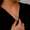 Collar de Plata Esterlina Nicho Minimalista para Mujer