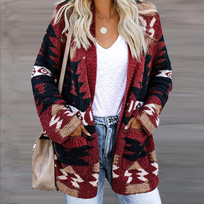 Cardigan Casual con Bolsillos para Mujer - Largo Medio - Image 8