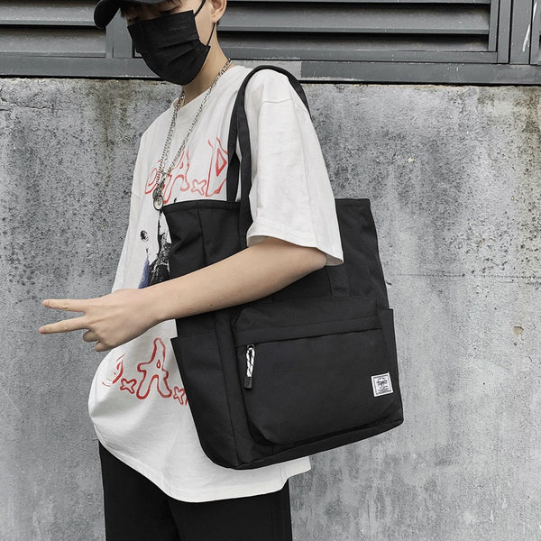 Bolso Portátil para Hombre con Gran Capacidad y Diseño Minimalista