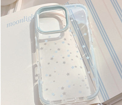 Funda para Celular Estrellas Azules Estilo Instagram - Transparente Antigolpes - Image 4