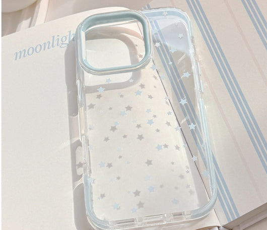Funda para Celular Estrellas Azules Estilo Instagram - Transparente Antigolpes - Image 4