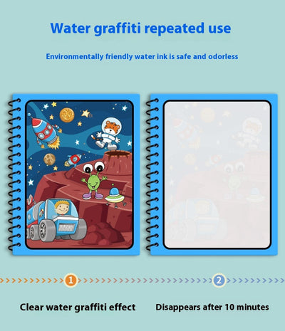 Libro Mágico de Pintura con Agua para Niños - Álbum de Colorear Reutilizable - Image 26