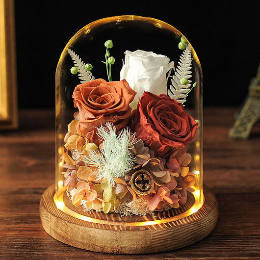 Rosa Eterna en Cúpula de Cristal - Regalo Perfecto para San Valentín - Image 3