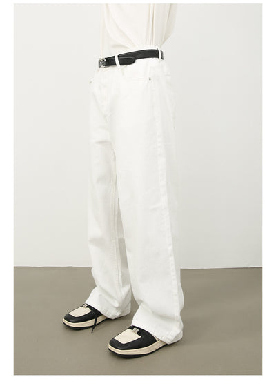 Jeans Retro Holgados con Cintura Elástica Estilo Coreano para Hombre - Image 17