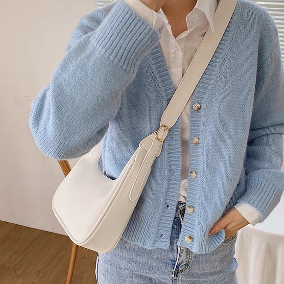 Bolso de Mano Retro Estilo Axilas con Gran Capacidad
