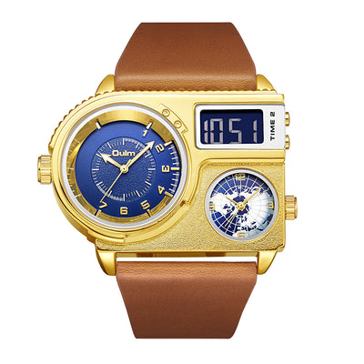 Reloj Deportivo Casual para Hombre con Esfera Grande y Correa de Cuero - Image 8