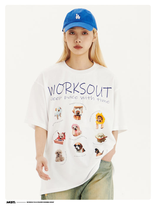 Camiseta Retro Estampada con Cachorritos - Image 15